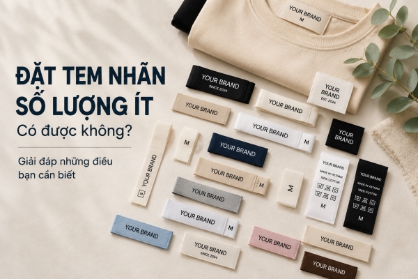 Đặt tem nhãn số lượng ít có được không? Giải đáp những điều bạn cần biết